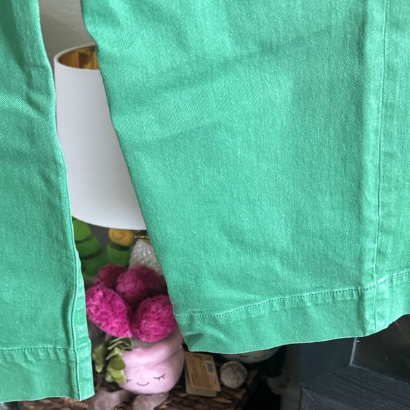 Sanctuary Bright Green Cropped Wide-Leg Jeans - Picture 5 of 6